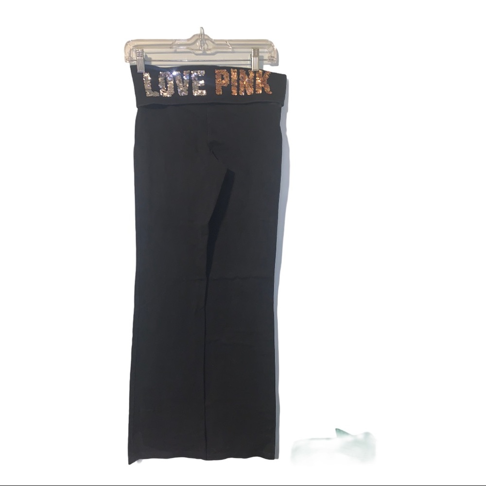 VS PINK sequin yogas